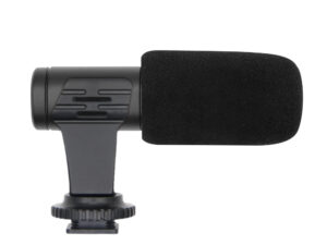 一眼レフカメラ、スマホ、PC3.5mmデジタルビデオ録音用外付けマイク 指向性コンデンサーマイク