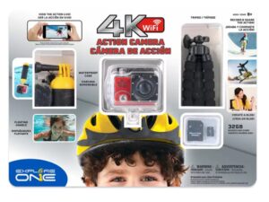 エクスプローラーワン 4K WIFI アクションカメラ 32GBマイクロメモリーカード付