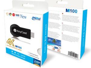 CHAOYILIU 最新モデルAnyCast ドングルレシーバー4K解像度 MiraScreen ミラーリング  iOS Android Windows MAC OSシステムに通用