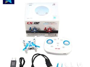 CHAOYILIU ミニ飛行機ドローン カメラ付き 小型 ミニドローン cx-of ラジコン 高度維持 高画質 iPhone&Android対応 (青)