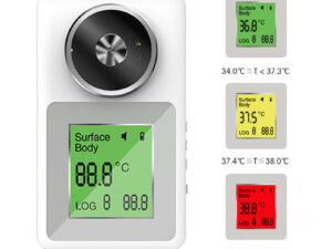 【最新型】非接触型体温計 非接触型温度測定器 電子体温計 日語音声機能 多語言の音声機能 赤外線 壁掛け 感染予防 細菌抑制