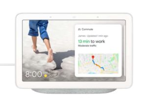 Google Nest Hub　GA00516-JP チョーク　[BluetoothとWi-Fi対応]