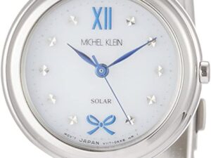 [セイコーウォッチ] 腕時計 ミッシェルクラン アクセサリーソーラー リボンモチーフ 白文字盤 AVCD038 レディース シルバー