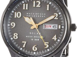 [マッキントッシュフィロソフィー] 腕時計 ソーラービンテージパイロット ブラックメタル限定 限定300本 FBZD703 メンズ ブラック